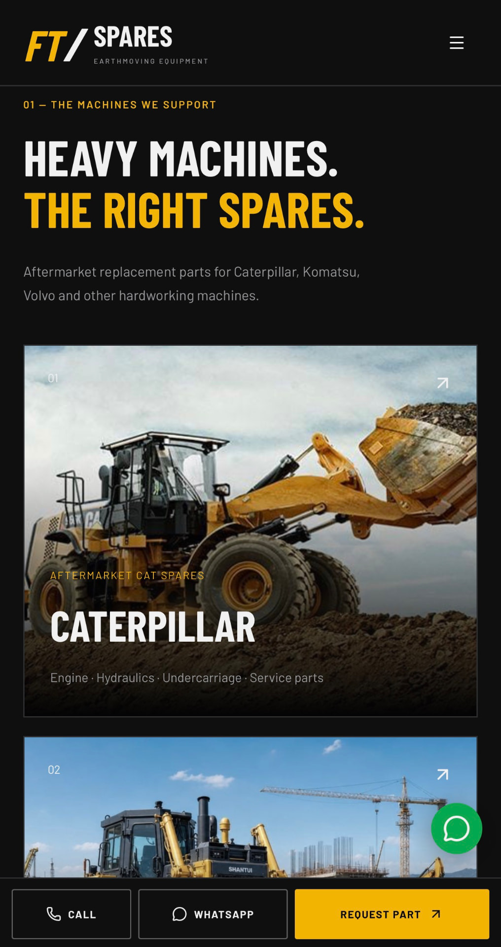 FT Spares — Machines & spares